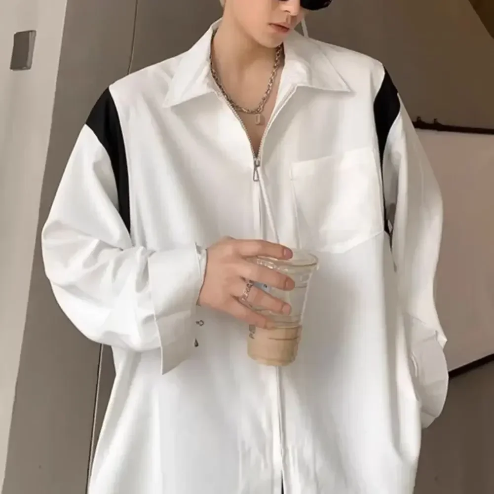 Casual Casual Long Sleeve Tops Casual Style Contrast Color Pattern Lapel Neckline Polyester Fabric For Daily Use
Casual Casual Long Sleeve Tops Casual Style Contrast Color Pattern Lapel Neckline Polyester Fabric For Daily Use