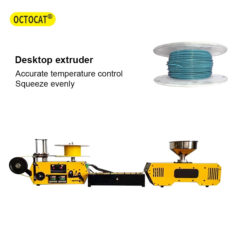 HT400 3d Filament Extruder machine For 3d filament maker Desktop 3D printing consumables extruder 1.75mm 3mm Speed Adjustable
HT400 3d Filament Extruder machine For 3d filament maker Desktop 3D printing consumables extruder 1.75mm 3mm Speed Adjustable