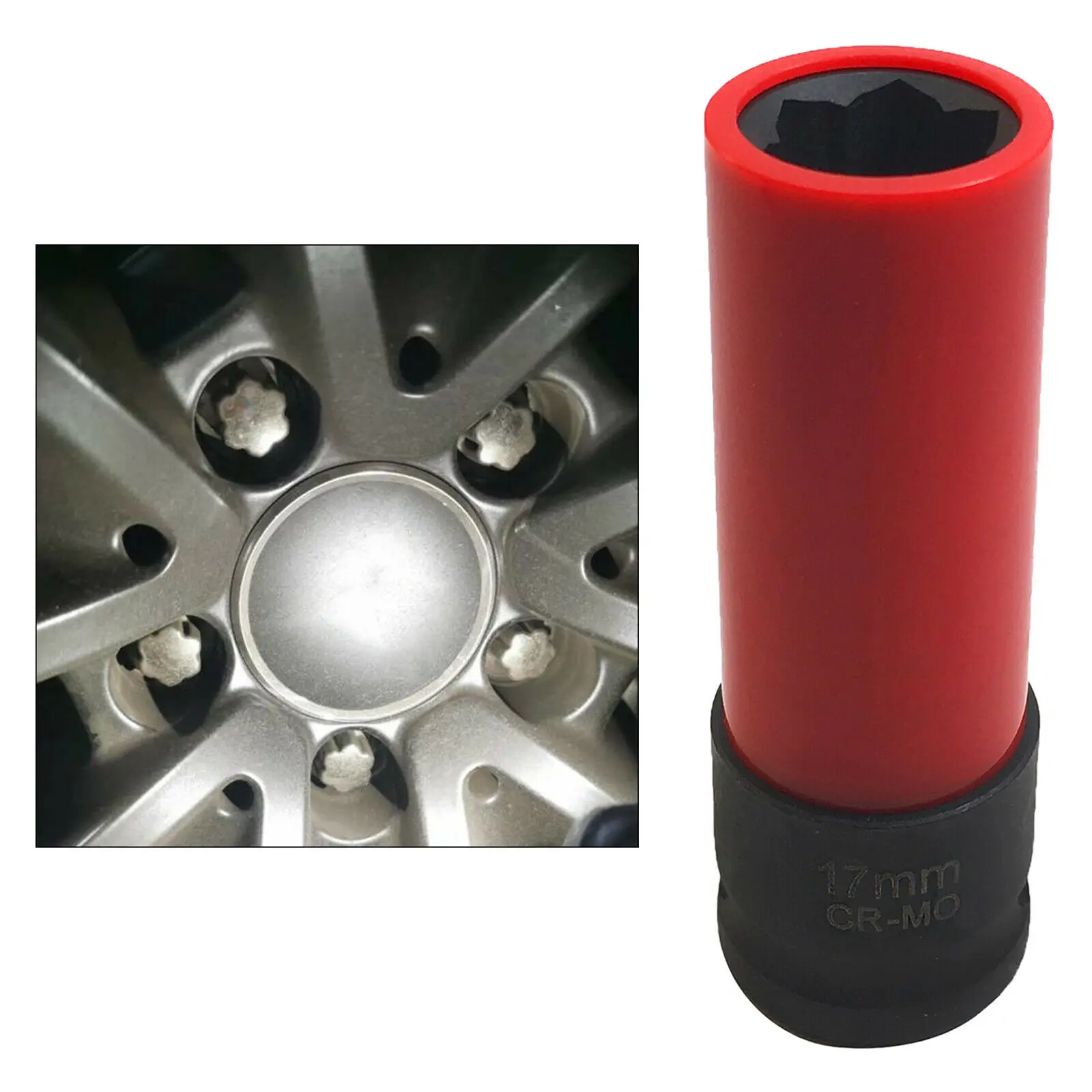 17mm Car Wheel Lock Nut Removal Socket Wrench For Mercedes-Benz S Series Tire Anti-Theft Screw Socket Wrench Repair Tool
17mm Car Wheel Lock Nut Removal Socket Wrench For Mercedes-Benz S Series Tire Anti-Theft Screw Socket Wrench Repair Tool