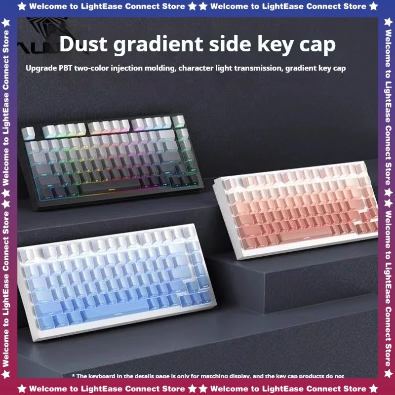 Aula Micro Dust Side Engraved Key Cap 136 Keys Character Translucent Gradient Dual Color Pbt Material Mechanical Keyboard Cap
Aula Micro Dust Side Engraved Key Cap 136 Keys Character Translucent Gradient Dual Color Pbt Material Mechanical Keyboard Cap