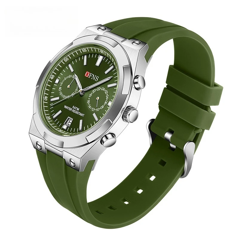 OFNS *Quartz Watch Multifunctional Chronograph Sports Waterproof Watch Luminous Calendar Men's Watch
OFNS *Quartz Watch Multifunctional Chronograph Sports Waterproof Watch Luminous Calendar Men's Watch