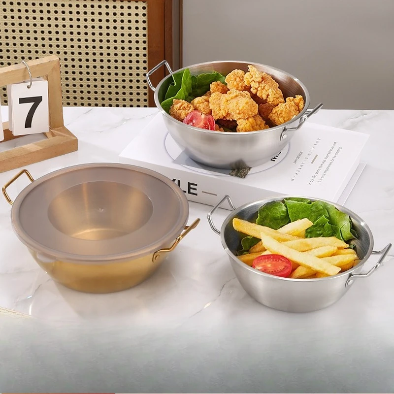 Stainless Steel Snack Bowls with Handles for Salad Sauce Chips Fruit Fried Food 4pcs Set
Stainless Steel Snack Bowls with Handles for Salad Sauce Chips Fruit Fried Food 4pcs Set