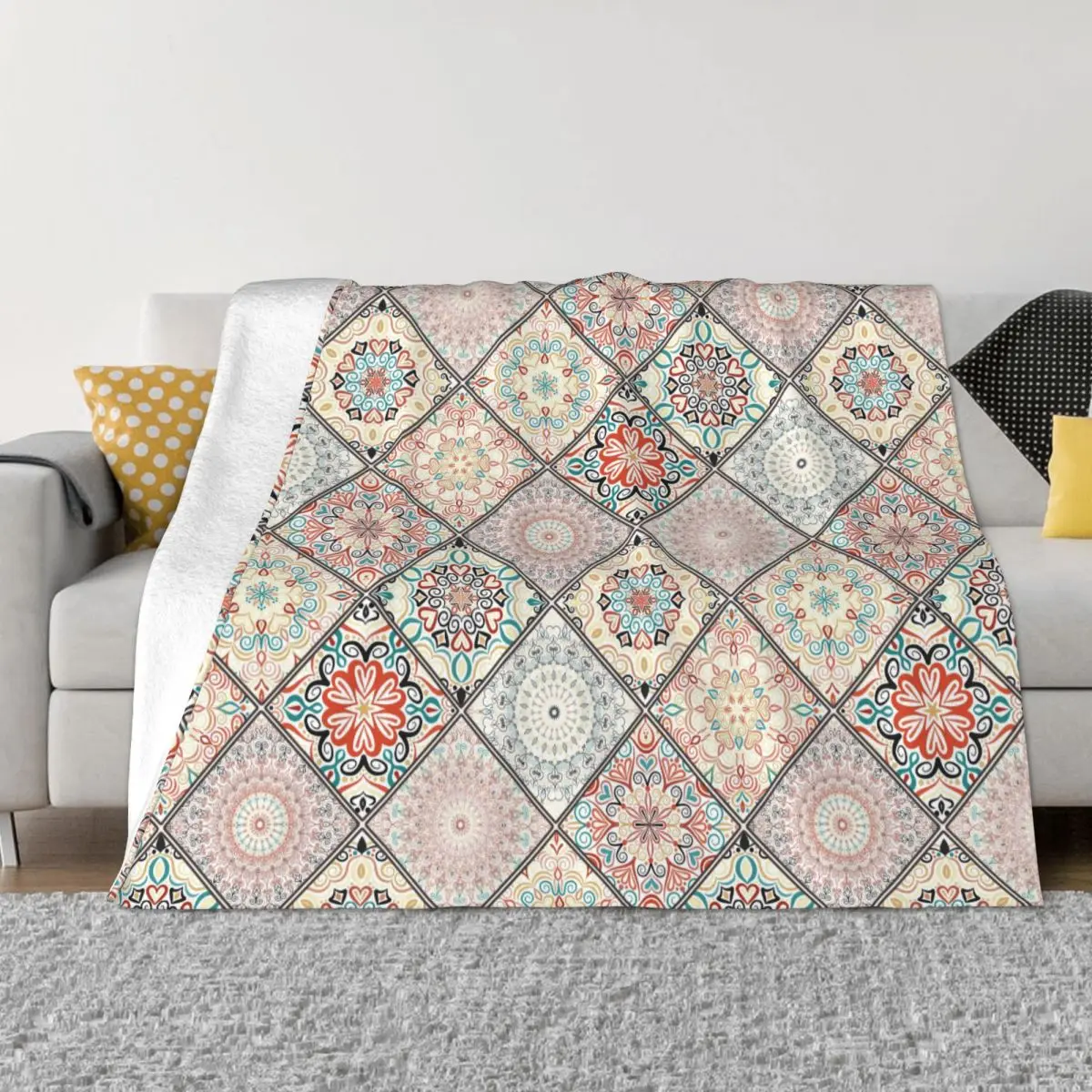 Mandaraposia Chic Style Blankets Velvet Textile Decor Portuguese Moroccan Pattern Warm Throw Blankets for Bedding Car Quilt
Mandaraposia Chic Style Blankets Velvet Textile Decor Portuguese Moroccan Pattern Warm Throw Blankets for Bedding Car Quilt