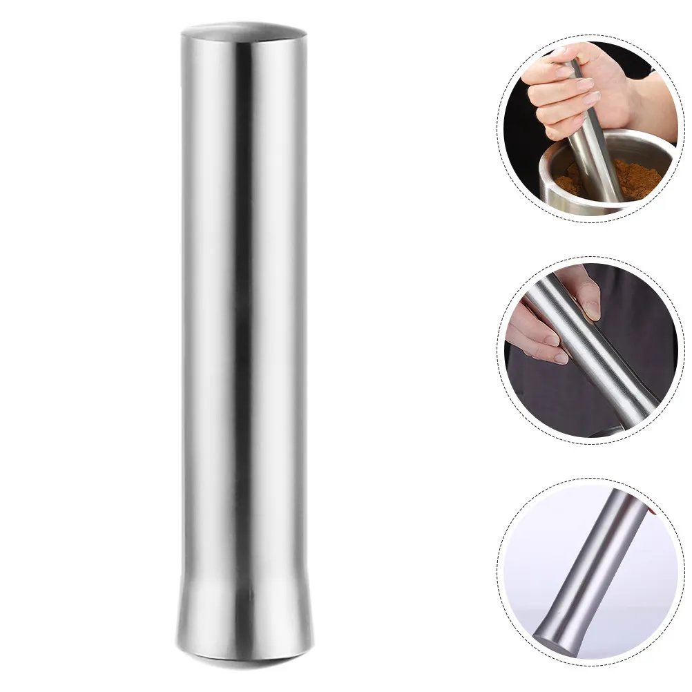 Stainless Steel Garlic Grinding Tool Ergonomic Handle Kitchen Pestle Multipurpose Garlic Crusher Manual Grinding Rod Metal Food
Stainless Steel Garlic Grinding Tool Ergonomic Handle Kitchen Pestle Multipurpose Garlic Crusher Manual Grinding Rod Metal Food