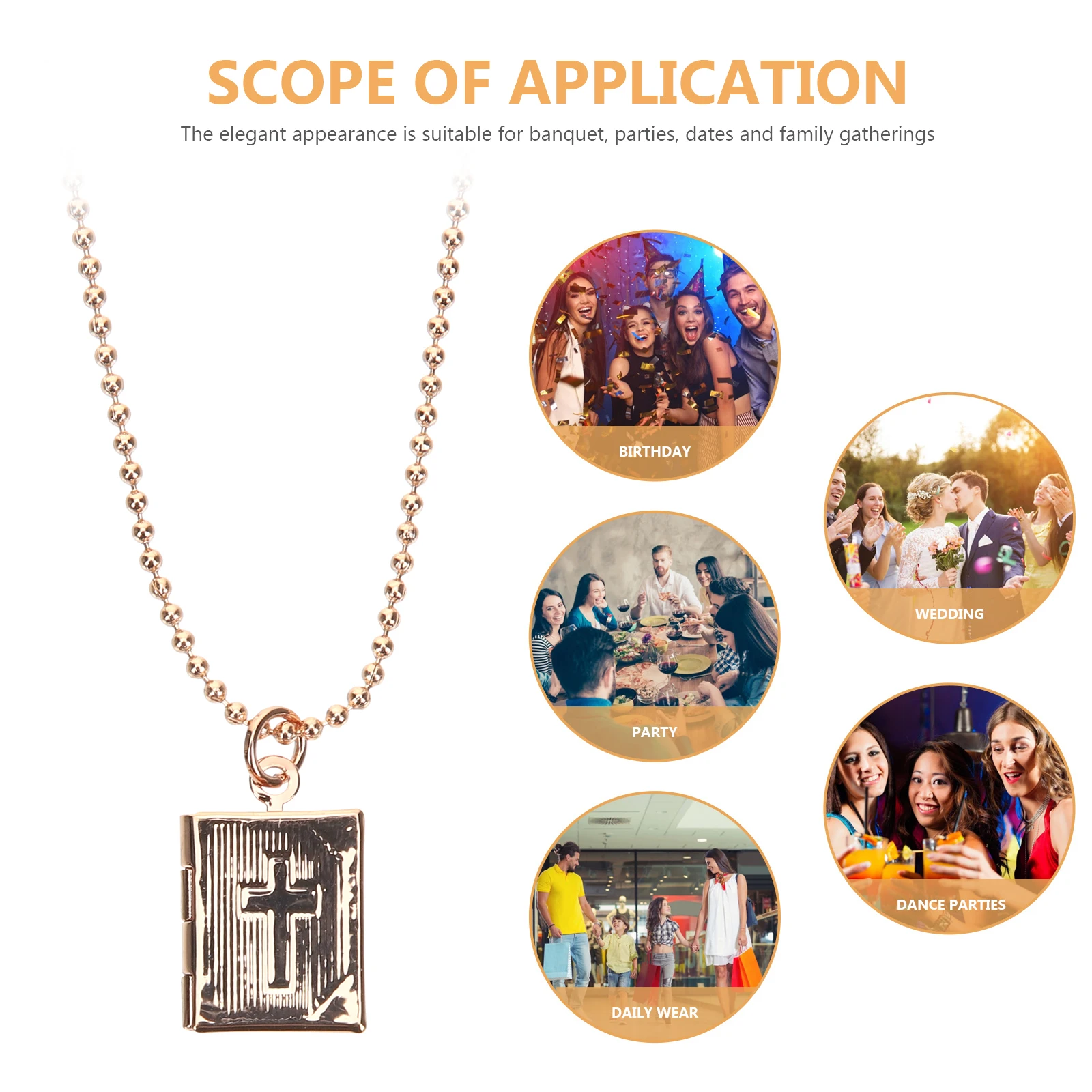 Bible Locket Necklace Vintage Photo Pendant Necklace Beautiful Gift Suitable for Ceremonies Weddings Daily Wear
Bible Locket Necklace Vintage Photo Pendant Necklace Beautiful Gift Suitable for Ceremonies Weddings Daily Wear