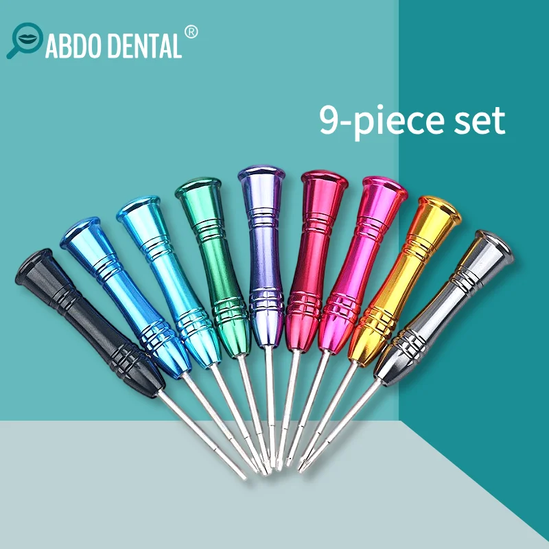 9Pcs Dental Implant Abutment Screwdriver Set Universal Hex Driver for All Implant Systems Lab Tools
9Pcs Dental Implant Abutment Screwdriver Set Universal Hex Driver for All Implant Systems Lab Tools