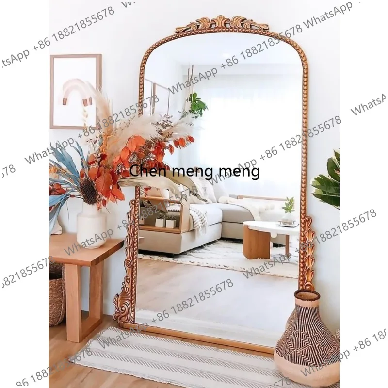 American retro full-length mirror household cloakroom floor-to-ceiling mirror art entrance full-length mirror
American retro full-length mirror household cloakroom floor-to-ceiling mirror art entrance full-length mirror