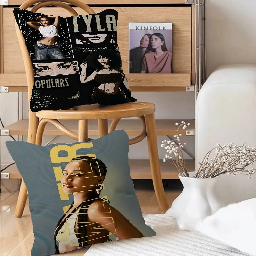 Hot Singer Tyla Personalized picture text home decorative pillows Household Gifts 45x45cm
Hot Singer Tyla Personalized picture text home decorative pillows Household Gifts 45x45cm