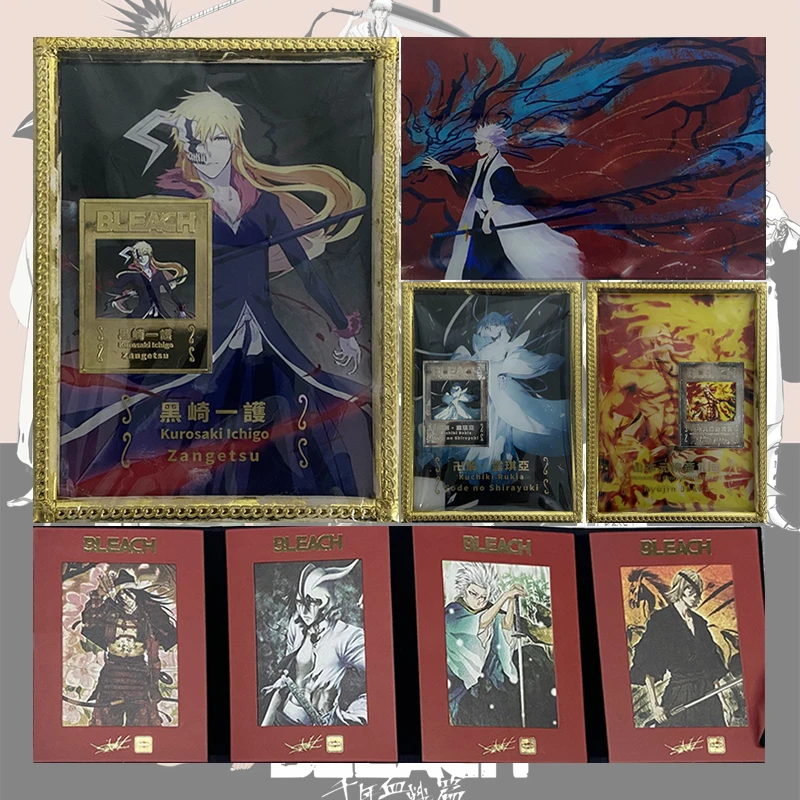 Anime Bleach Kurosaki Ichigo Kuchiki Rukia Hitsugaya Toushirou Collection Cards Christmas Birthday Gifts Children's Toys
Anime Bleach Kurosaki Ichigo Kuchiki Rukia Hitsugaya Toushirou Collection Cards Christmas Birthday Gifts Children's Toys