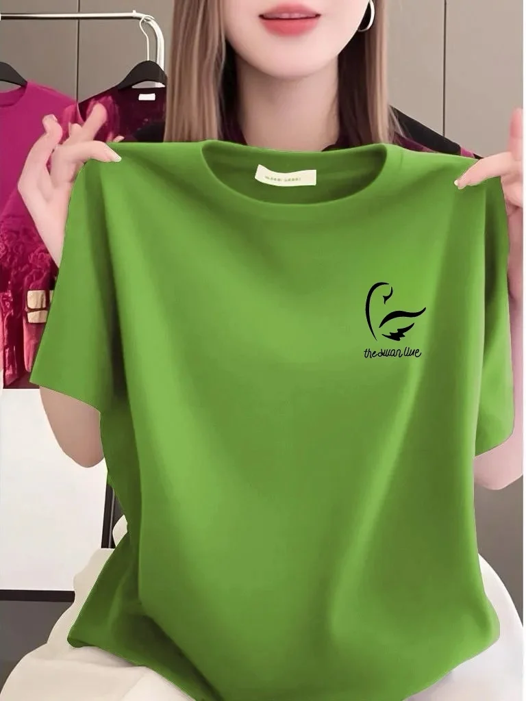 Loose Fit Polyester Fiber Short Sleeve round Neck Printed T-Shirt for Middle-Aged And Elderly Women Breathable Regular Style
Loose Fit Polyester Fiber Short Sleeve round Neck Printed T-Shirt for Middle-Aged And Elderly Women Breathable Regular Style