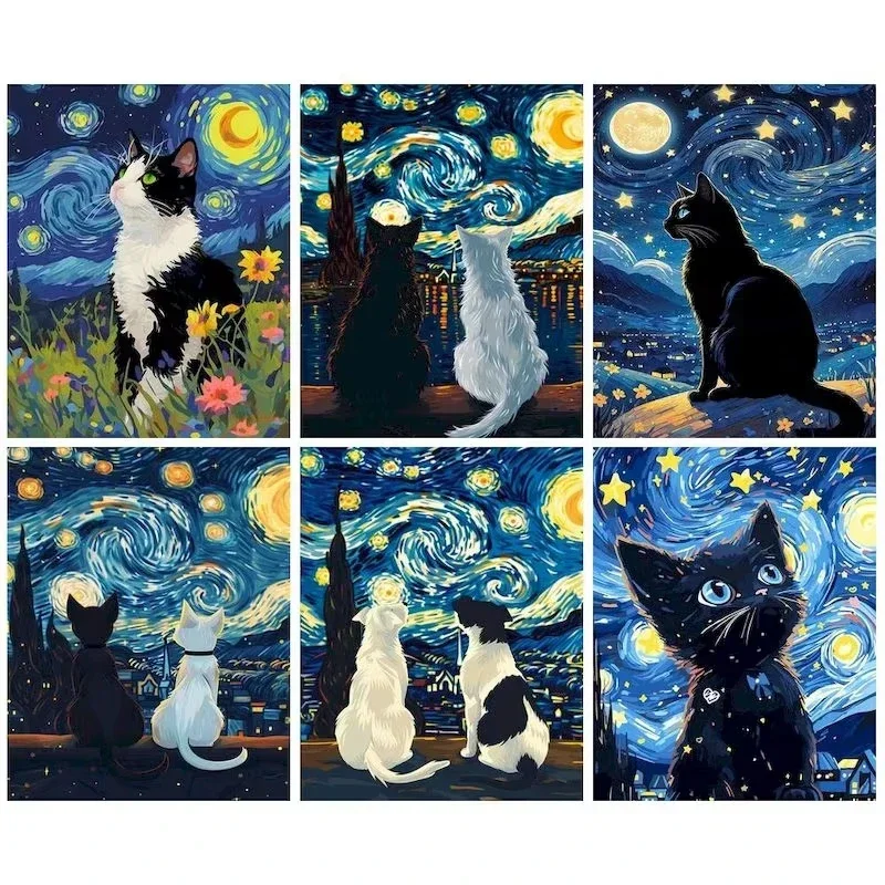 500/1000/1200/2000PCS Jigsaw Puzzle Peaceful Cat And Starry Sky Scene For Adults Ideal For Stress Relief And Relaxation
500/1000/1200/2000PCS Jigsaw Puzzle Peaceful Cat And Starry Sky Scene For Adults Ideal For Stress Relief And Relaxation