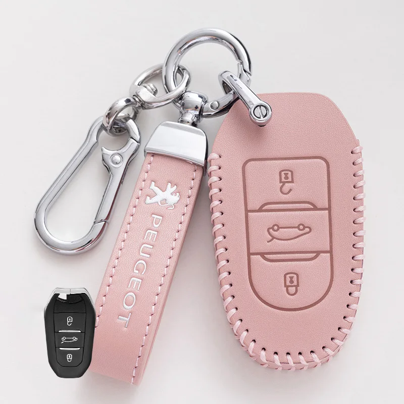 Leather Car Key Case Protection Auto Key Bag For Peugeot 2008 3008 5008 308 508 for Opel Grandland X Mokka Corsa Insignia
Leather Car Key Case Protection Auto Key Bag For Peugeot 2008 3008 5008 308 508 for Opel Grandland X Mokka Corsa Insignia