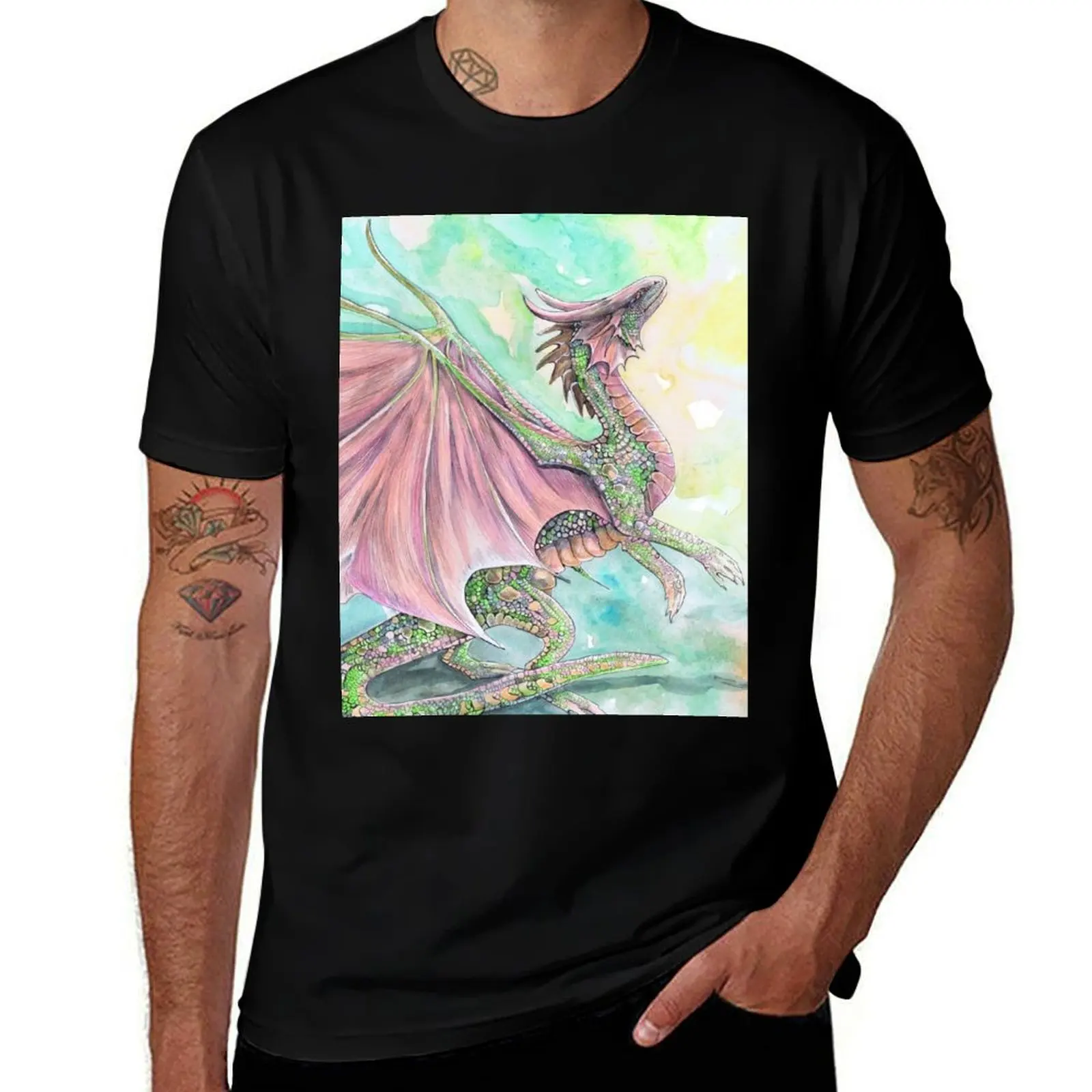 Peach Tree Dragon T-Shirt t shirt personalised black cotton t-shirt plain for man package 
Peach Tree Dragon T-Shirt t shirt personalised black cotton t-shirt plain for man package
