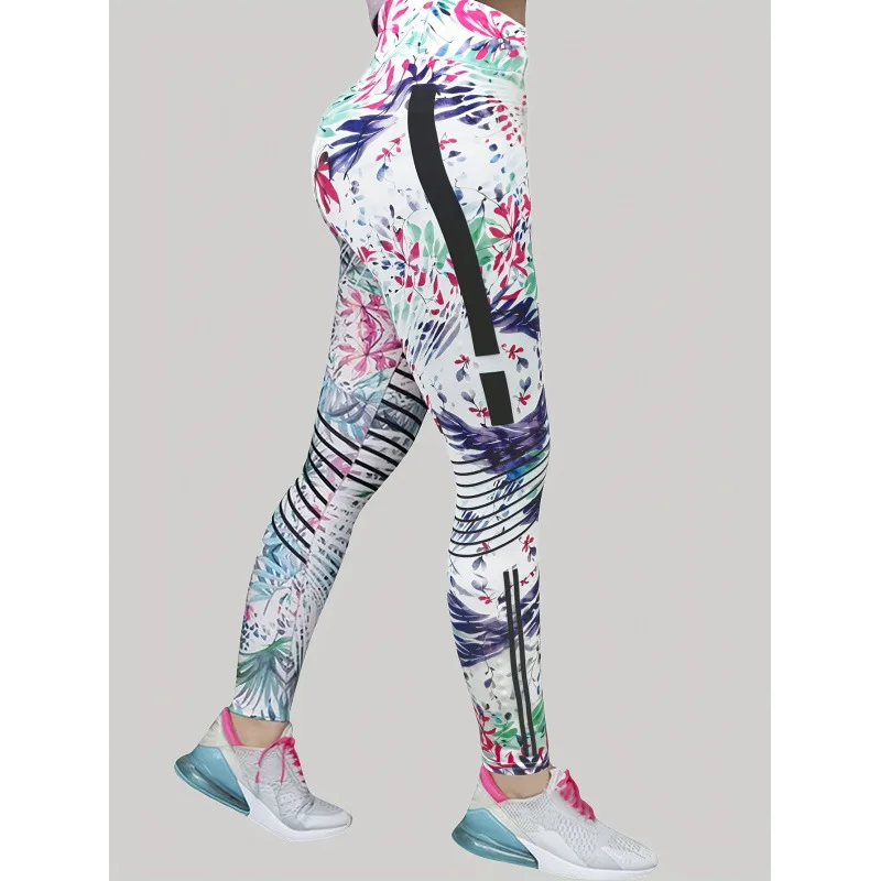 High Waist Yoga Pants G 63670 Floral Print Women's Bottoming Trousers High Waist Comfortable Breathable Fashionable Yoga Pants
High Waist Yoga Pants G 63670 Floral Print Women's Bottoming Trousers High Waist Comfortable Breathable Fashionable Yoga Pants