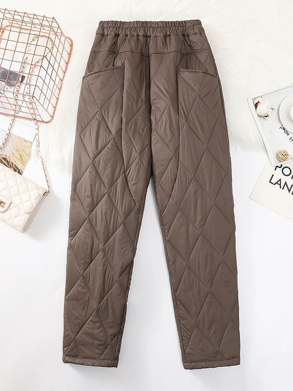 Slimming High-Waist down Cotton Pants Women's Winter Fashion Straight Leg Loose Fit Warm Thickened Polyester Outerwear
Slimming High-Waist down Cotton Pants Women's Winter Fashion Straight Leg Loose Fit Warm Thickened Polyester Outerwear