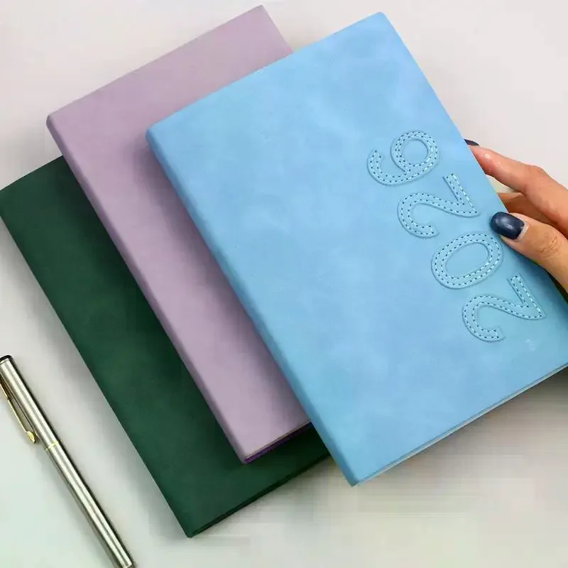 1Pcs English Version Portable A5 2026 Agenda Book Planner Reminder Textured PU Daily Planner To Do List Calendar Book
1Pcs English Version Portable A5 2026 Agenda Book Planner Reminder Textured PU Daily Planner To Do List Calendar Book