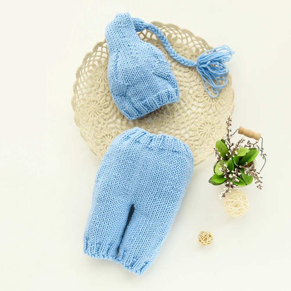 Baby Photography Props Light Blue 0-3 Months Handmade Knitted Outfit Long Tail Hat Cute Newborn Clothes Ideal for Memorable
Baby Photography Props Light Blue 0-3 Months Handmade Knitted Outfit Long Tail Hat Cute Newborn Clothes Ideal for Memorable