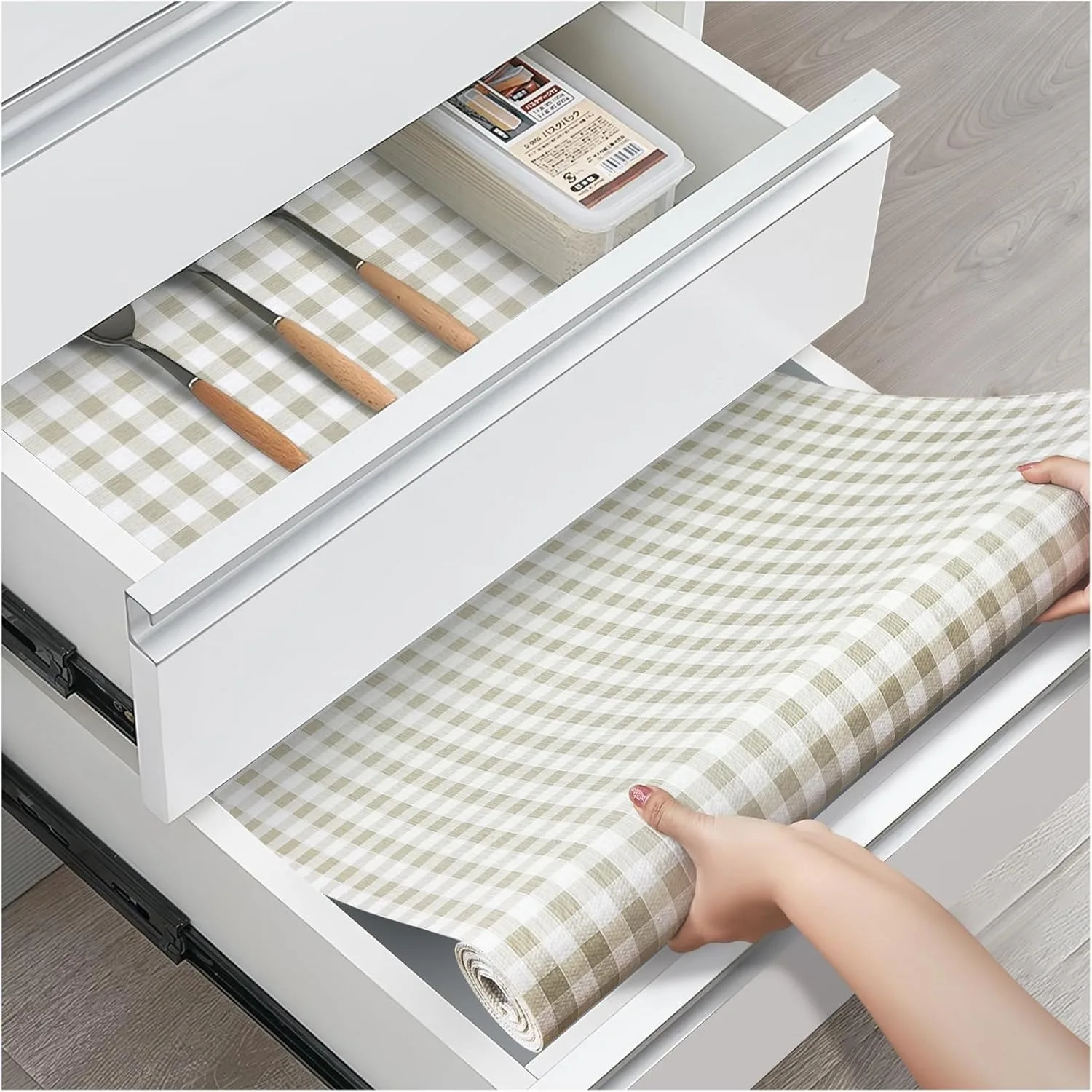 Non-Slip Drawer and Shelf Liner, Thick Strong Grip Waterproof Washable Mats for Kitchen Cabinet Bathroom, Yellow Plaid 18in x
Non-Slip Drawer and Shelf Liner, Thick Strong Grip Waterproof Washable Mats for Kitchen Cabinet Bathroom, Yellow Plaid 18in x