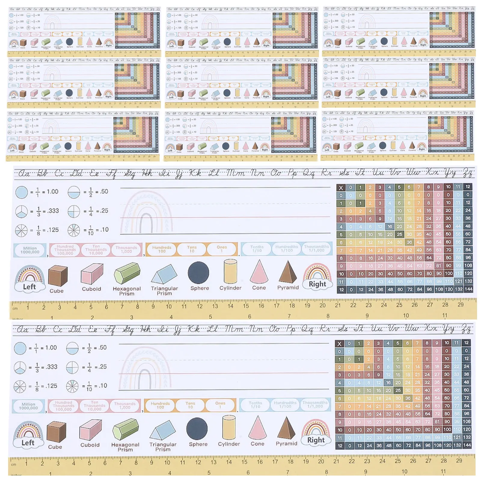 25Pcs Classroom Desk Name Tags Colorful Paper Nameplates Traditional Manuscript Student Nameplates Learning Tool
25Pcs Classroom Desk Name Tags Colorful Paper Nameplates Traditional Manuscript Student Nameplates Learning Tool