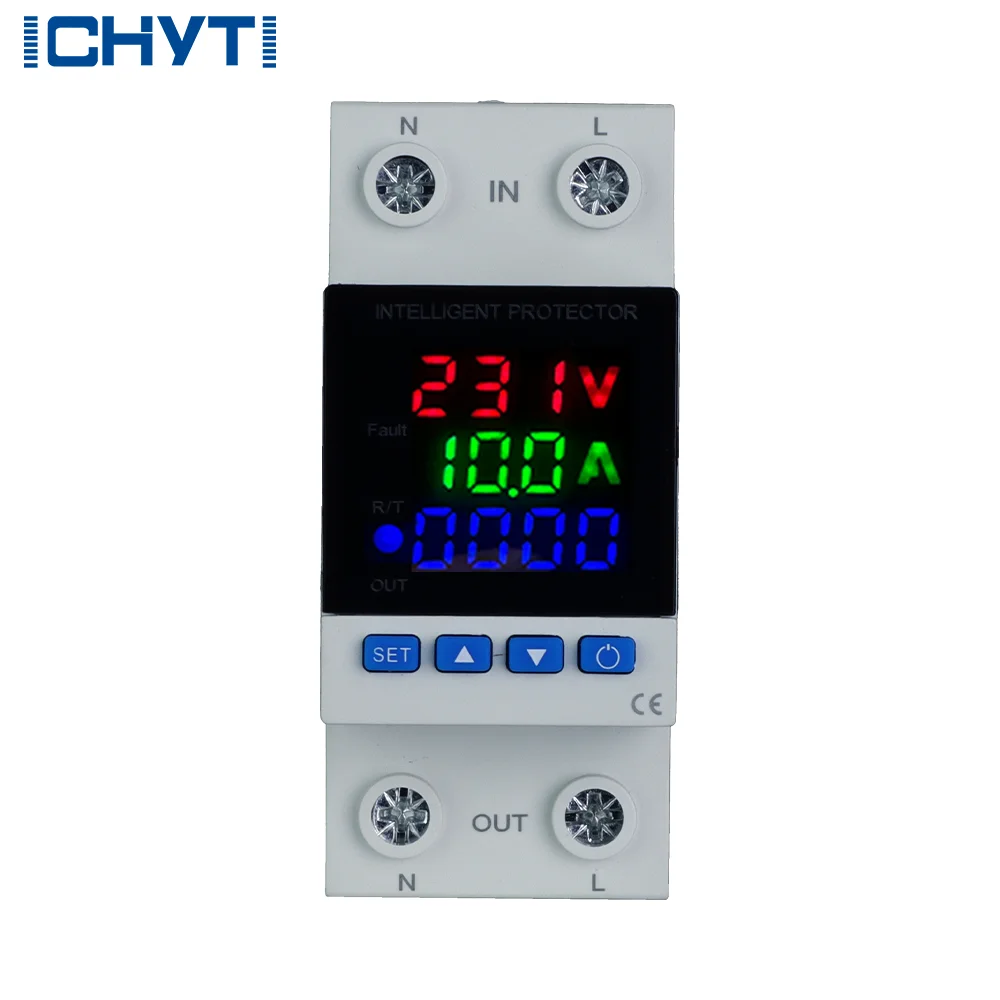 3PCS NEW Din Rail Adjustable Over And Under Voltage Protective Device Protector Relay 40/63A With Over Current Protection Voltme
3PCS NEW Din Rail Adjustable Over And Under Voltage Protective Device Protector Relay 40/63A With Over Current Protection Voltme