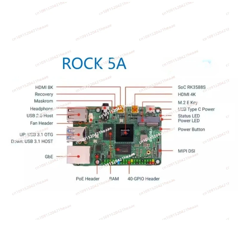 Подходит для ROCK 5A RK3588S, высокопроизводительный, 8-ядерный, 64-битный
Подходит для ROCK 5A RK3588S, высокопроизводительный, 8-ядерный, 64-битный