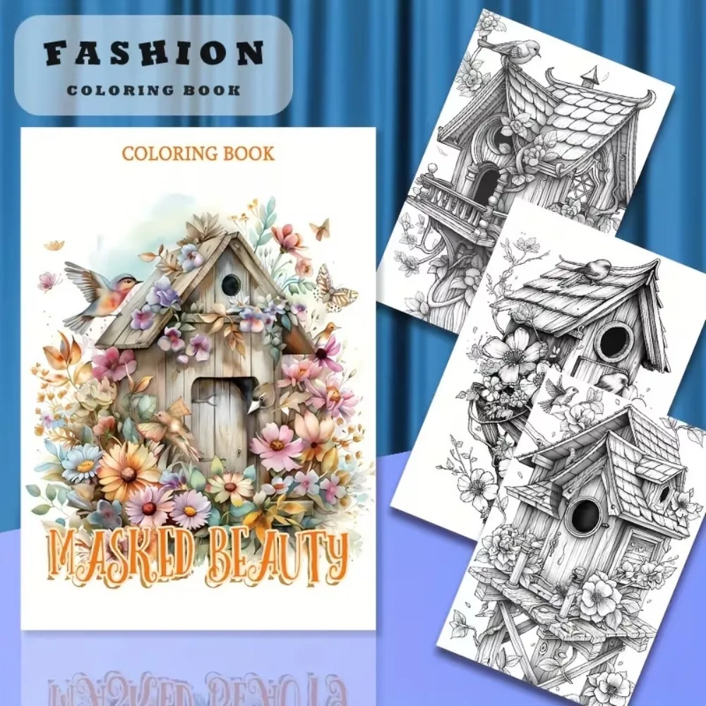 A4 Masked Beauty Adult Coloring Book 24 Pages Intriguing Masquerade Scenes Stress Relief Relaxation Gift
A4 Masked Beauty Adult Coloring Book 24 Pages Intriguing Masquerade Scenes Stress Relief Relaxation Gift