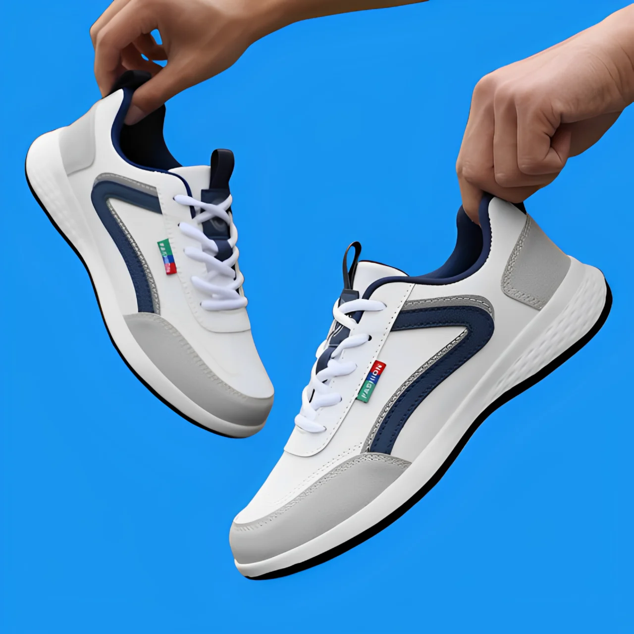 Men's Casual Shoes Fashionable Running Shoes Leather Lightweight Walking Sports Shoes Social Shoe Male 2025 Spring and Summer
Men's Casual Shoes Fashionable Running Shoes Leather Lightweight Walking Sports Shoes Social Shoe Male 2025 Spring and Summer