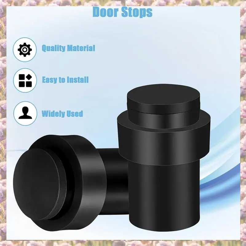 10Pcs Floor Mount Door Stop Cylinder Floor Door Stop Rubber Bumper Black Door Frame Wall Protect Door Bottom
10Pcs Floor Mount Door Stop Cylinder Floor Door Stop Rubber Bumper Black Door Frame Wall Protect Door Bottom