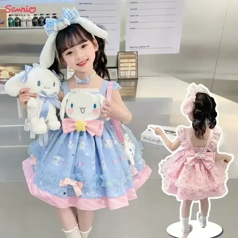Sanrio Kawaii Cinnamoroll My Melody Children Cartoon Skirt Anime Lolita Princess Dresses Summer Party Sweet Girl Birthday Gift
Sanrio Kawaii Cinnamoroll My Melody Children Cartoon Skirt Anime Lolita Princess Dresses Summer Party Sweet Girl Birthday Gift