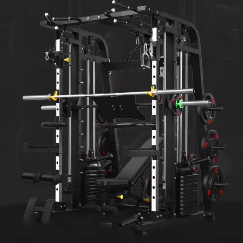 Adjustable Squat Rack Durable Smith Machine Unisex Club Fitness Gear
Adjustable Squat Rack Durable Smith Machine Unisex Club Fitness Gear