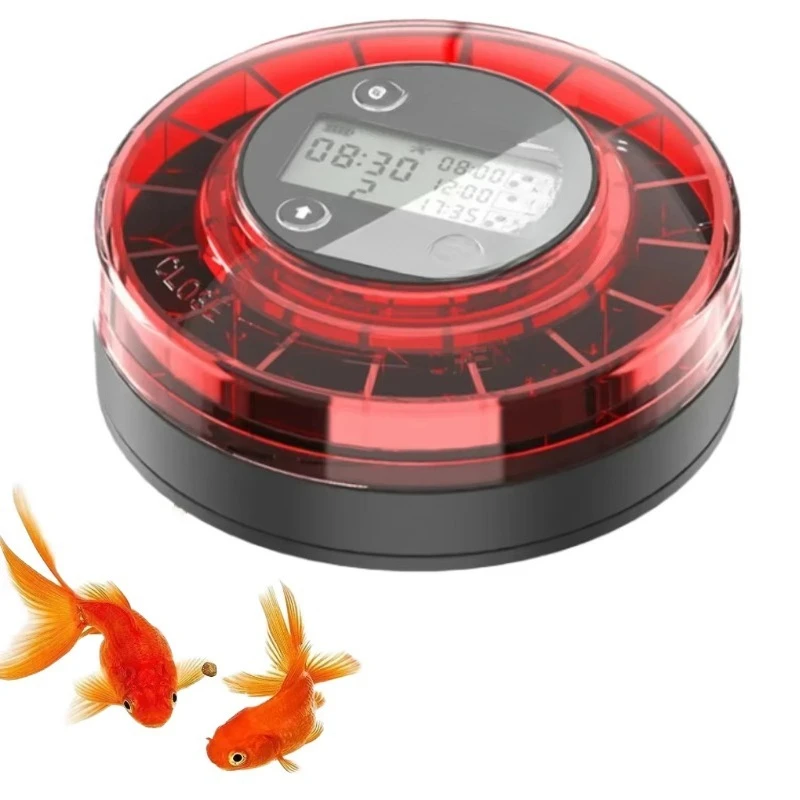 Automatic Fish Feeder for Aquarium Programmable Timer Food Dispenser Battery Foldable for Koi Arowana Turtle Tank
Automatic Fish Feeder for Aquarium Programmable Timer Food Dispenser Battery Foldable for Koi Arowana Turtle Tank