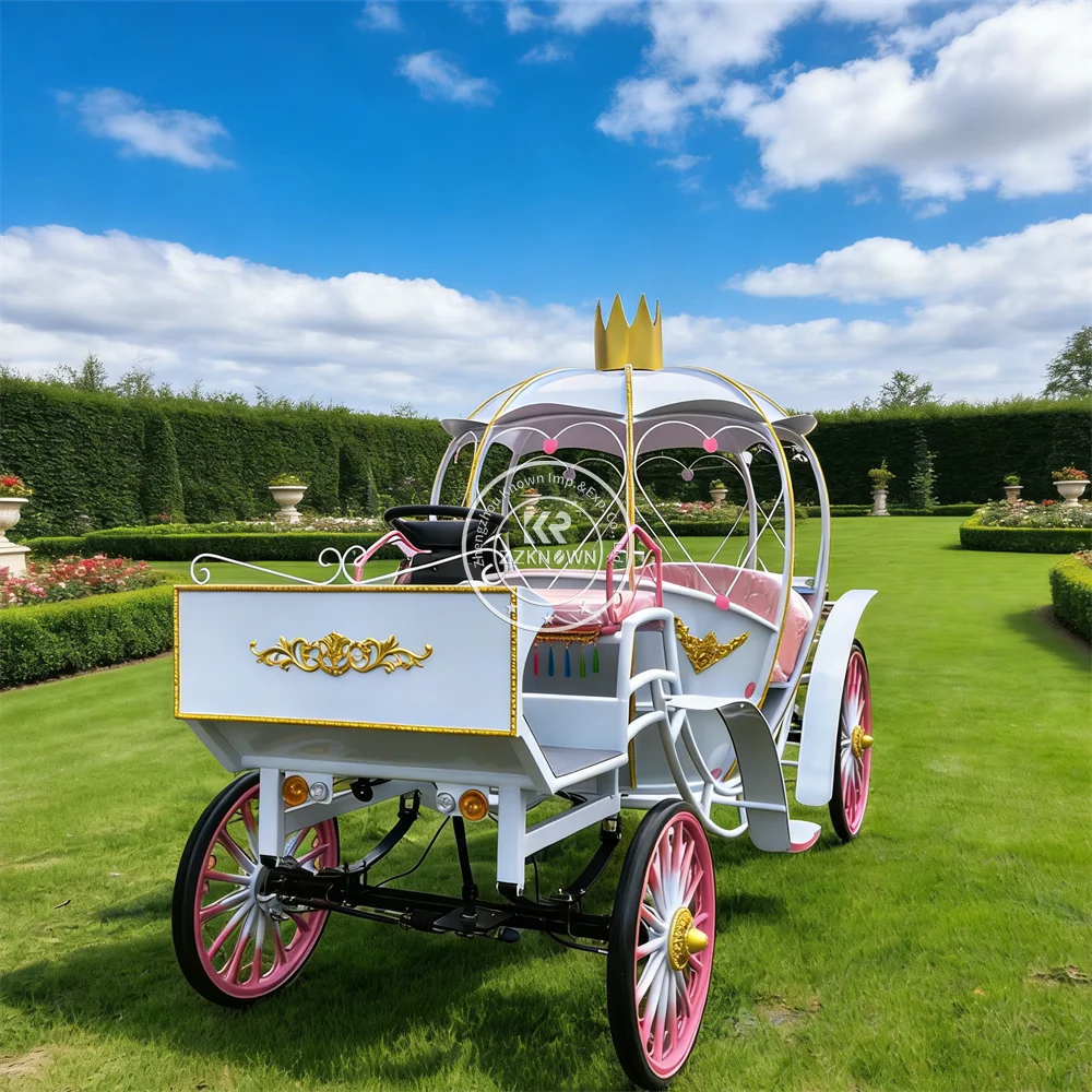 Romantic Princess Pumpkin Carriage Vintage Style Royal Wedding Cinderella Horse Carriage
Romantic Princess Pumpkin Carriage Vintage Style Royal Wedding Cinderella Horse Carriage