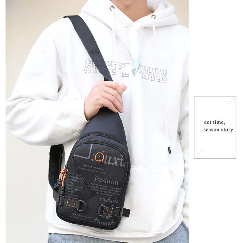 New chest bag trend shoulder bag outdoor leisure crossbody waterproof wear multifunctional Oxford cloth chest bags
New chest bag trend shoulder bag outdoor leisure crossbody waterproof wear multifunctional Oxford cloth chest bags