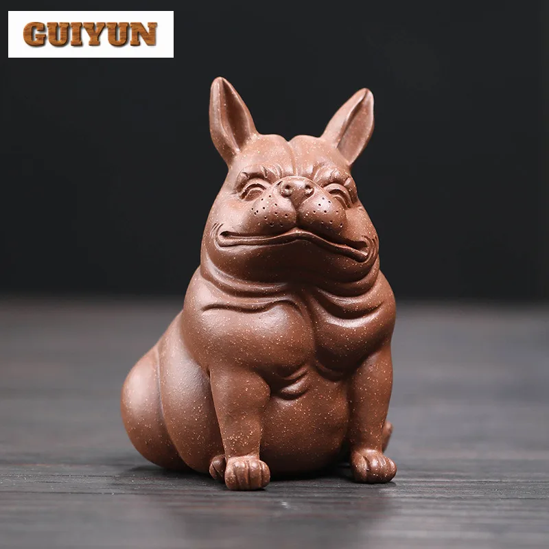 Yixing Purple Clay Wealth-attracting Puppy Tea Pet Traditional Fish Tank Landscaping Tea Figurine Play Toys Tea Statue Ornaments
Yixing Purple Clay Wealth-attracting Puppy Tea Pet Traditional Fish Tank Landscaping Tea Figurine Play Toys Tea Statue Ornaments
