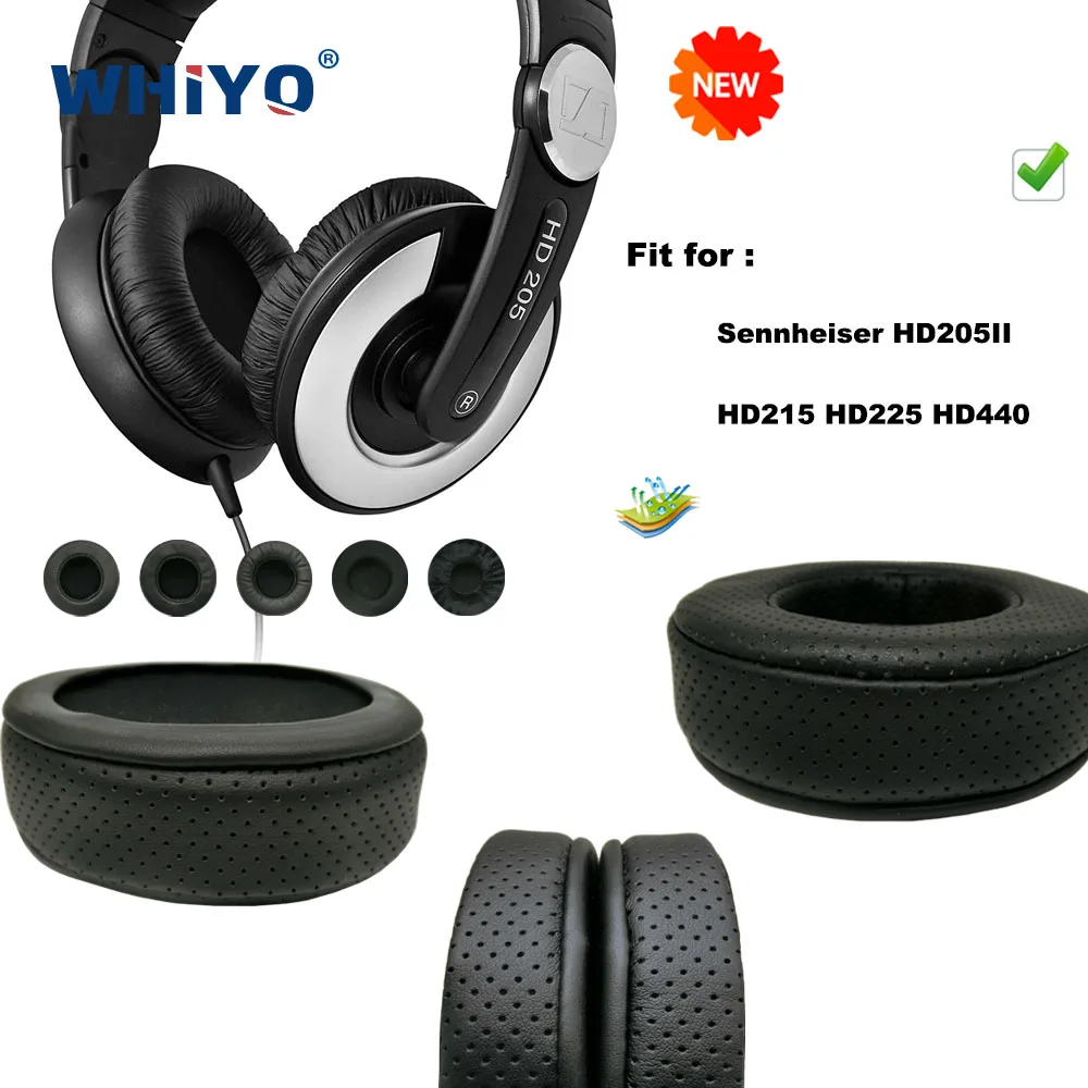 Replacement Ear Pads for Sennheiser HD205II HD215 HD225 HD440 Headset Parts Leather Cushion Velvet Earmuff Headset Sleeve Cover
Replacement Ear Pads for Sennheiser HD205II HD215 HD225 HD440 Headset Parts Leather Cushion Velvet Earmuff Headset Sleeve Cover