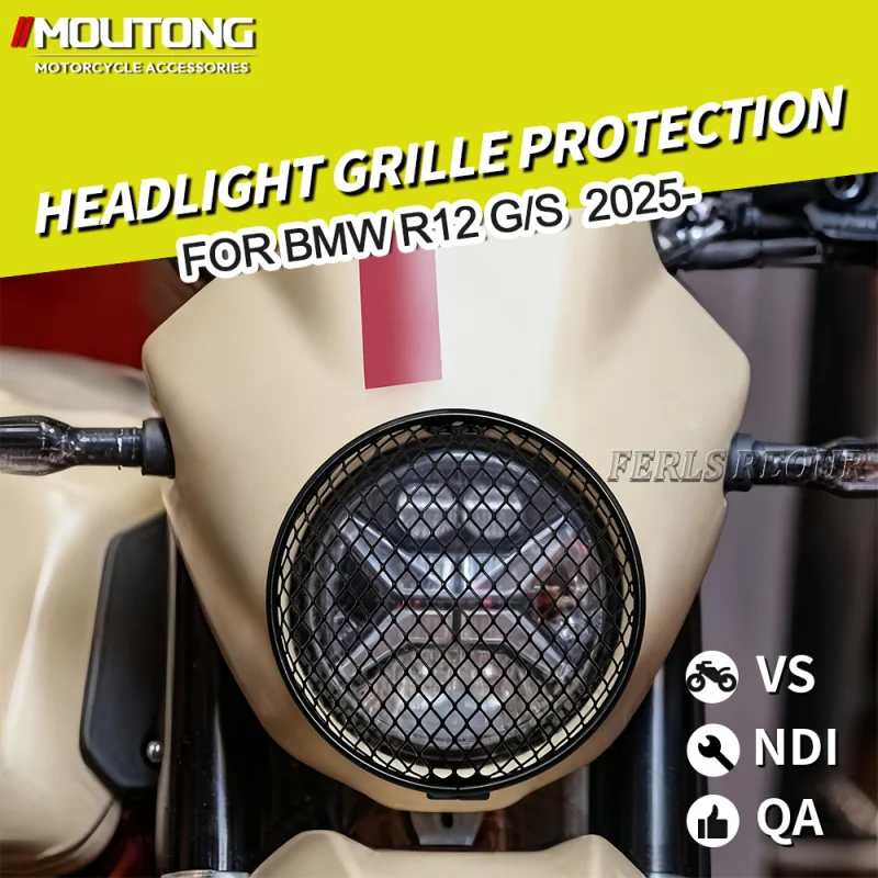 2025 R12GS/R 12 G/S Headlight Guard, Stainless Steel Mesh Grille Protector & Headlamp Shield
2025 R12GS/R 12 G/S Headlight Guard, Stainless Steel Mesh Grille Protector & Headlamp Shield