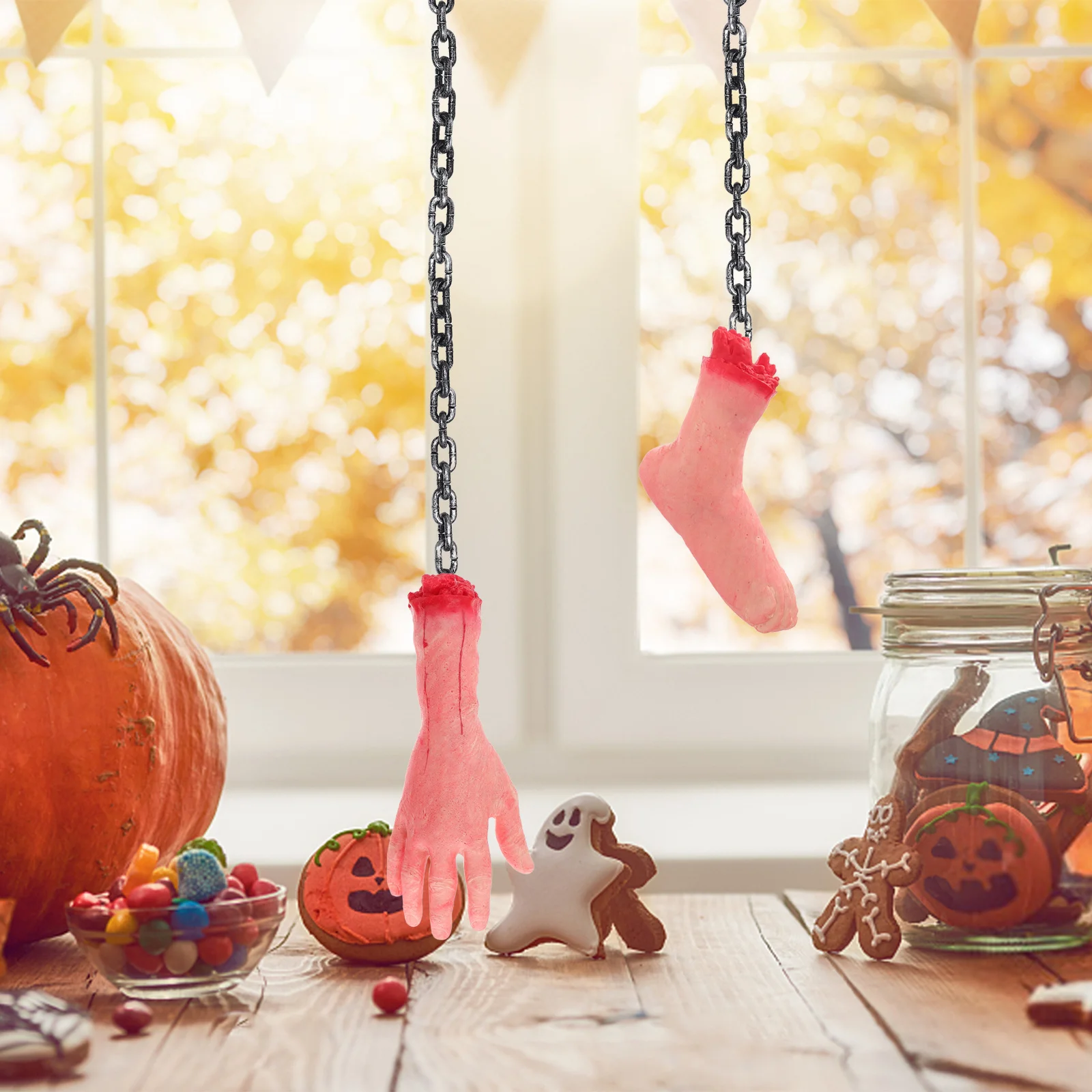 Пластиковая цепочка на Хэллоуин, 152,5 см, поддельные цепочки, реквизит, пластиковые звенья, жуткие украшения, аксессуары, костюм для вечеринки с привидениями, декор дома 
Пластиковая цепочка на Хэллоуин, 152,5 см, поддельные цепочки, реквизит, пластиковые звенья, жуткие украшения, аксессуары, костюм для вечеринки с привидениями, декор дома