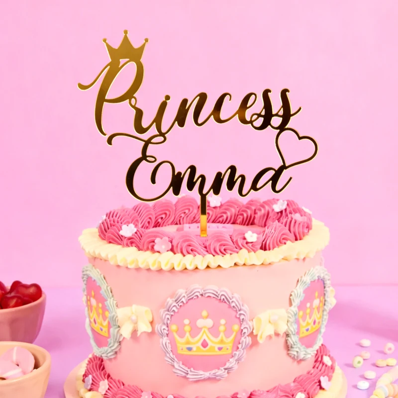 Personalized Princess Cake Topper with Name, Birthday Cake Topper, Princess Cake Decoration, Cake Toppers for Girls
Personalized Princess Cake Topper with Name, Birthday Cake Topper, Princess Cake Decoration, Cake Toppers for Girls