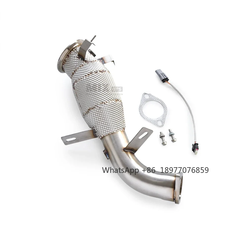 Stainless Steel Exhaust Downpipe With Heat Shield For Cadillac CT5/CT4 2.0T 2019-2023 High-temperature Resistant Auto Exhaust
Stainless Steel Exhaust Downpipe With Heat Shield For Cadillac CT5/CT4 2.0T 2019-2023 High-temperature Resistant Auto Exhaust