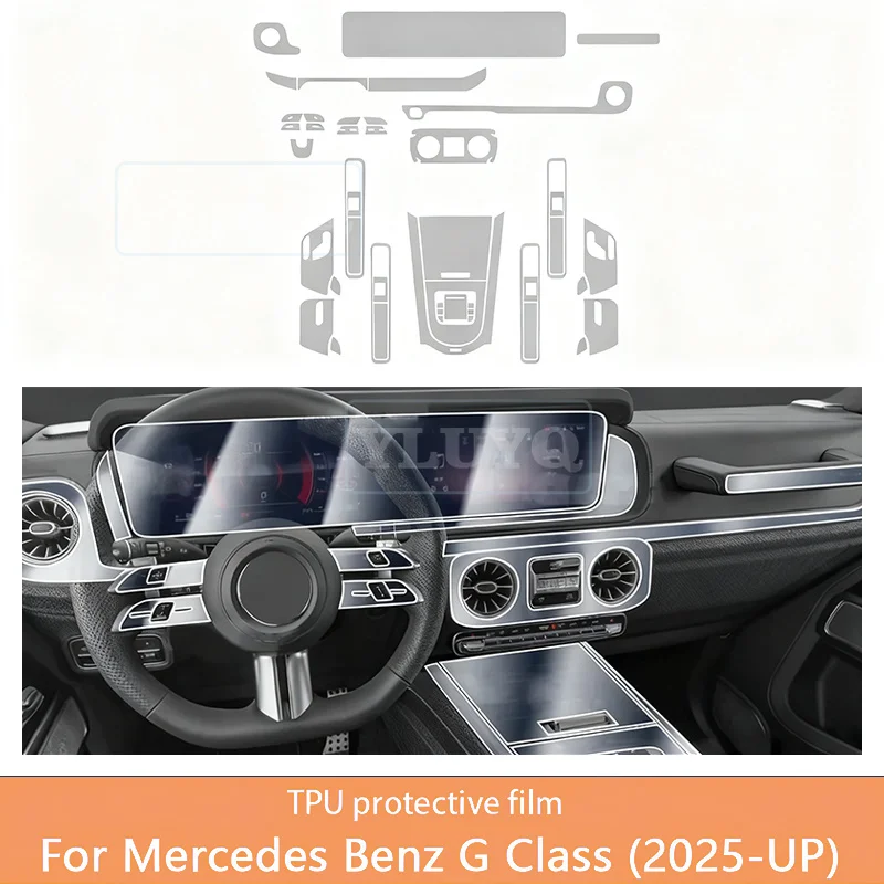 For Mercedes Benz G Class 2025 Car Interior Protection Anti-Scratch Film instrument Center Control Navigation Screen Accessories
For Mercedes Benz G Class 2025 Car Interior Protection Anti-Scratch Film instrument Center Control Navigation Screen Accessories