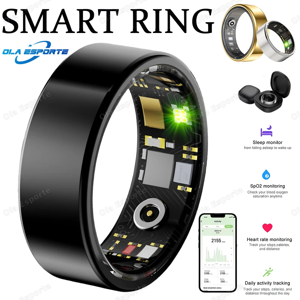 Новое умное кольцо 2026 для мужчин и женщин, монитор сердечного ритма, кислорода в крови и сна, водонепроницаемое IP68 и 5 АТМ, кольцо с несколькими спортивными режимами
Новое умное кольцо 2026 для мужчин и женщин, монитор сердечного ритма, кислорода в крови и сна, водонепроницаемое IP68 и 5 АТМ, кольцо с несколькими спортивными режимами