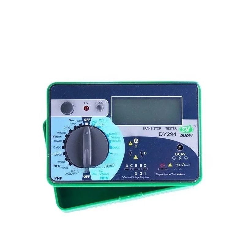 Цифровой тестер транзисторов DY294 — анализатор FET/MOSFET с измерением рейтинг напряжения конденсатора (прецизионный прибор)
Цифровой тестер транзисторов DY294 — анализатор FET/MOSFET с измерением рейтинг напряжения конденсатора (прецизионный прибор) 