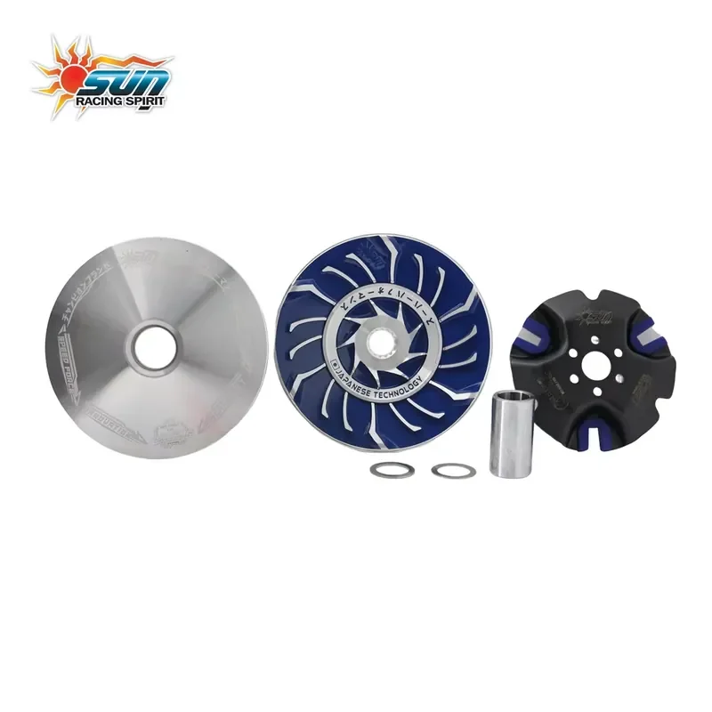 SUN Racing MIO M3 / MIO SOUL i 125 High Performance CVT Pulley Kit Taiwan Made Professional Drive Face Set Retrofit Upgrade
SUN Racing MIO M3 / MIO SOUL i 125 High Performance CVT Pulley Kit Taiwan Made Professional Drive Face Set Retrofit Upgrade
