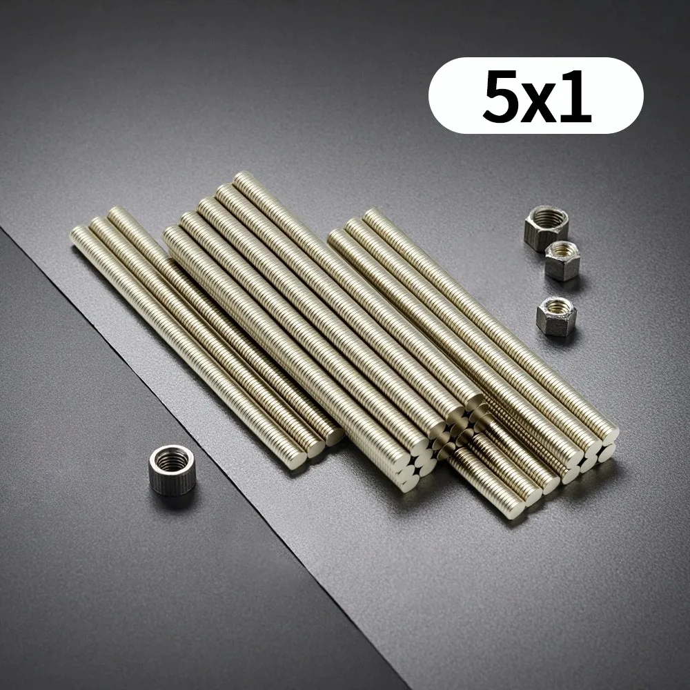 5x1mm Powerful Neodymium Magnet Round Super Strong Magnets N35 NdfeB Permanent Magnetic imanes Refrigerator Magnet
5x1mm Powerful Neodymium Magnet Round Super Strong Magnets N35 NdfeB Permanent Magnetic imanes Refrigerator Magnet