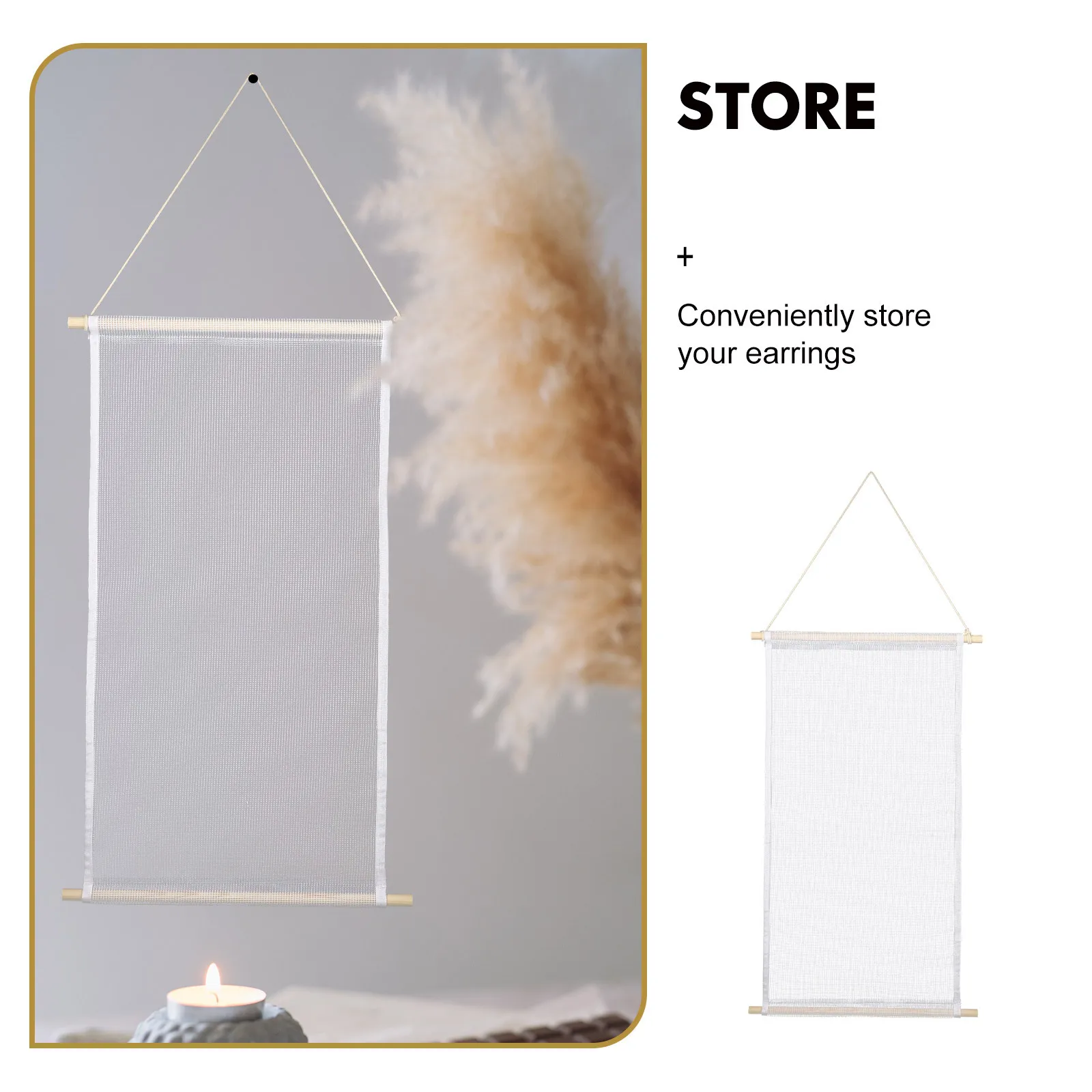 Rectangular Shape Ear Earring Holder Hanging Stand Wall Mounted Wood Jewelry Rack Organizer Display Storage for Home Decoration
Rectangular Shape Ear Earring Holder Hanging Stand Wall Mounted Wood Jewelry Rack Organizer Display Storage for Home Decoration