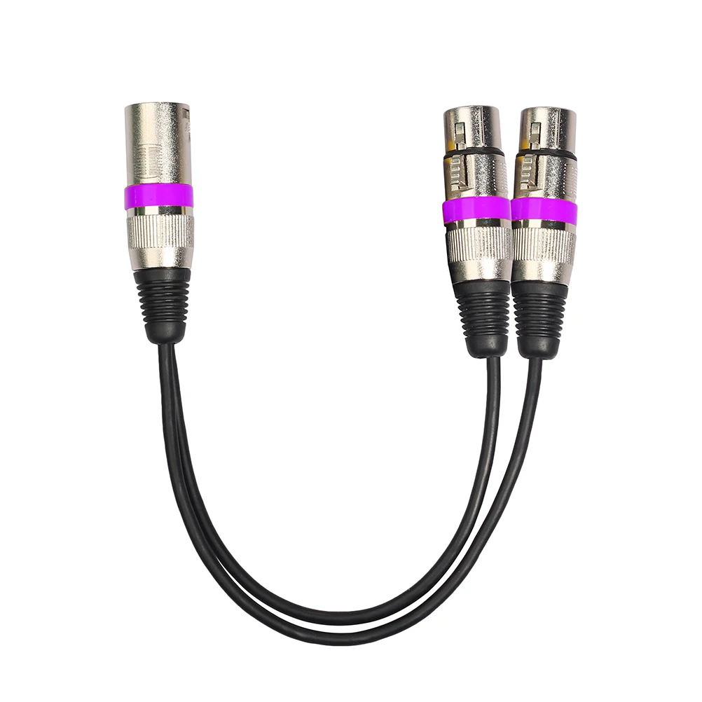 3 Pcs Kanon Male and Female XLR to Dual Microphone Cable Adaptor Patch Y Splitter Audio Extension 
3 Pcs Kanon Male and Female XLR to Dual Microphone Cable Adaptor Patch Y Splitter Audio Extension