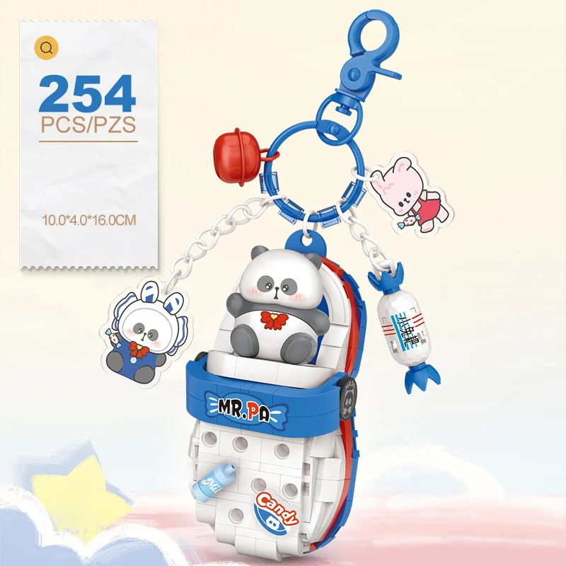 LOZ Panda Big Head Shoes Keychain Model Assembly Toy Home Creative Ornament Building Blocks Set Boys and Girls Birthday Gift
LOZ Panda Big Head Shoes Keychain Model Assembly Toy Home Creative Ornament Building Blocks Set Boys and Girls Birthday Gift