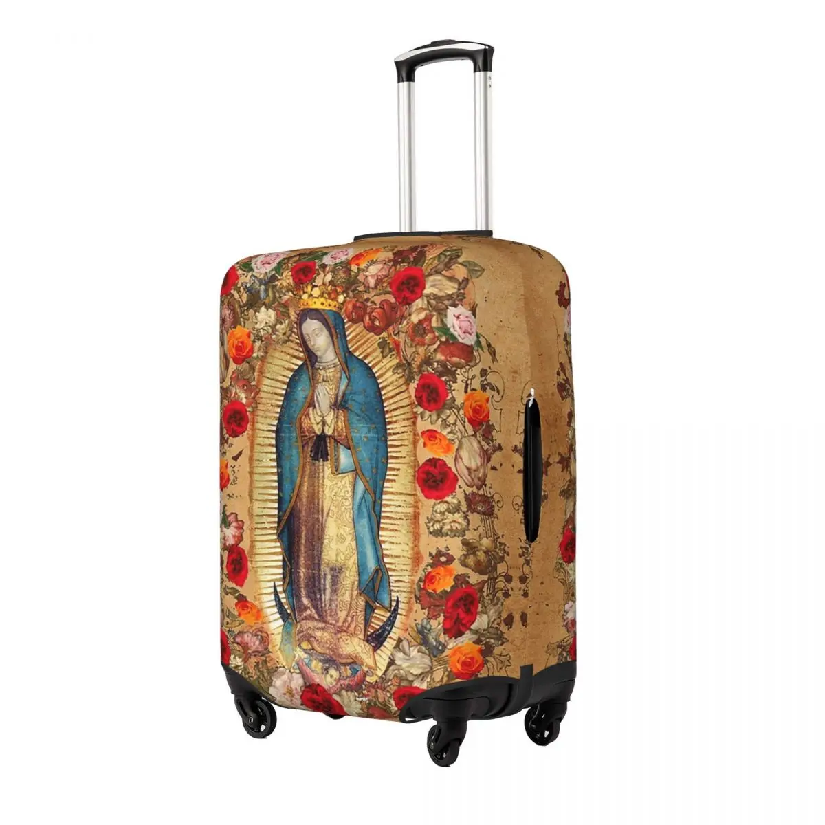 Our Lady Of Guadalupe Virgin Mary Catholic Mexic Suitcase Cover Protection Elastic Travel Luggage Protector Cover for 18-32 Inch
Our Lady Of Guadalupe Virgin Mary Catholic Mexic Suitcase Cover Protection Elastic Travel Luggage Protector Cover for 18-32 Inch