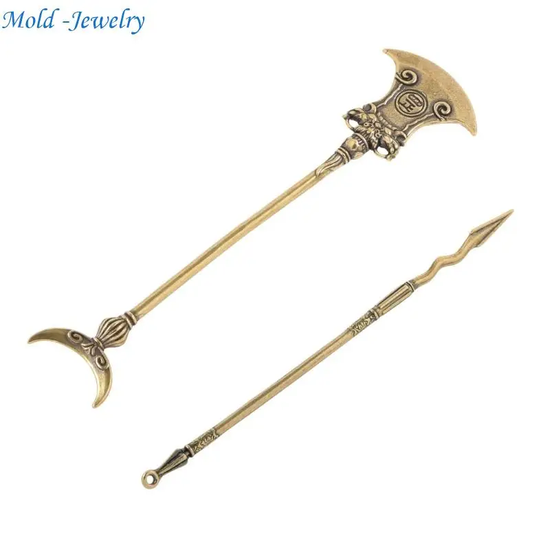 69HB Mini Brass Snake Spear Eeplicas Keychain Decorative Art Piece Martial Arts Theme
69HB Mini Brass Snake Spear Eeplicas Keychain Decorative Art Piece Martial Arts Theme