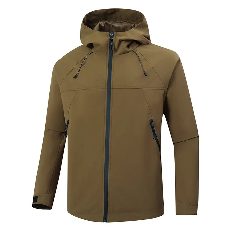 Spring and Autumn New Fashion Solid Color Waterproof Sports Mountaineering Jacket Men's Casual Loose Jacket High Quality Jacket
Spring and Autumn New Fashion Solid Color Waterproof Sports Mountaineering Jacket Men's Casual Loose Jacket High Quality Jacket